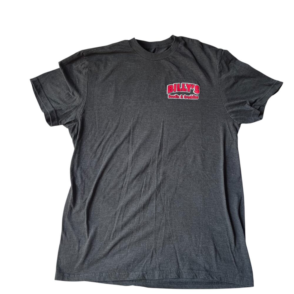 Billy’s Boudin & Cracklins Louisiana Pig Graphic T-Shirt Gray Unisex Regular